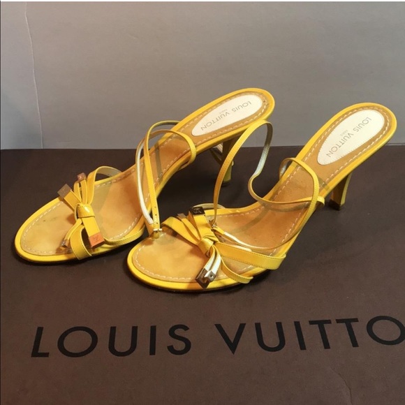 Louis Vuitton Shoes - Louis Vuitton Strappy Heels Sandals Shoes Heels